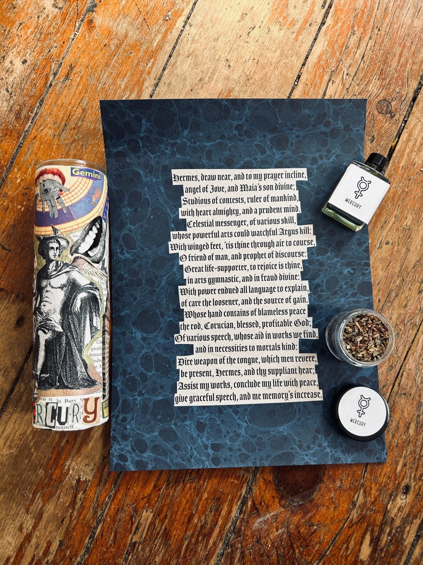 7 day planetary spell kit ( Mercury ) - Apokrypha