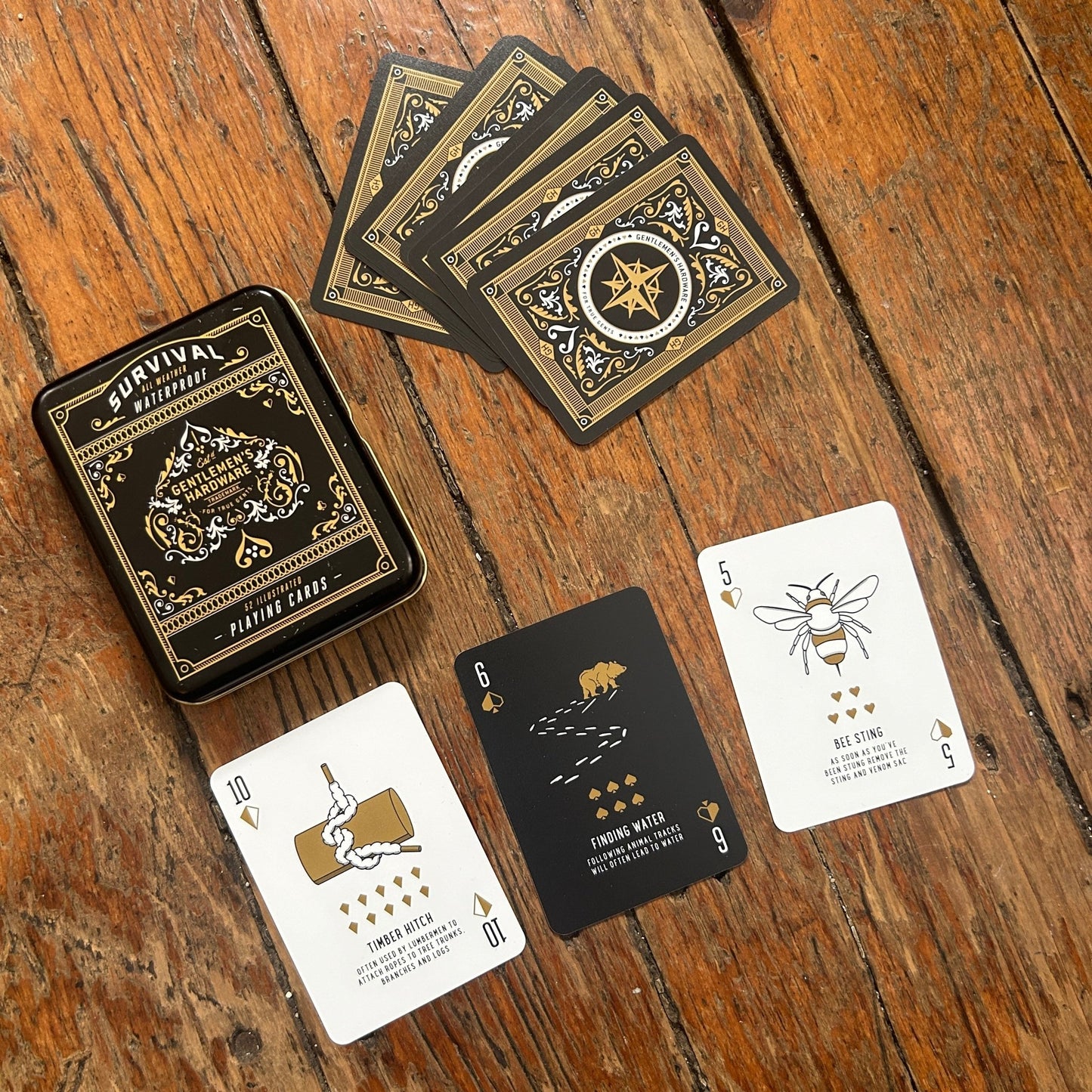 Survival Playing Cards in Tin - Apokrypha