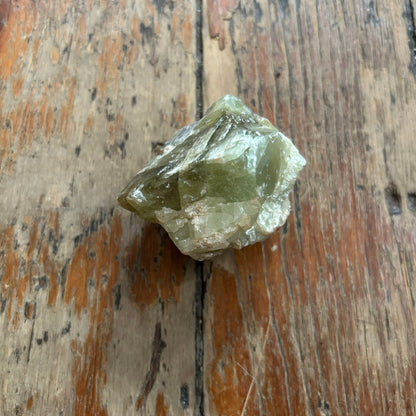 Large Green Calcite - Apokrypha